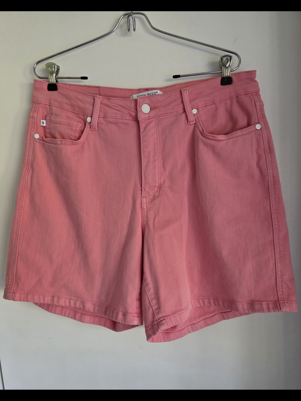Judy Blue Pink High-Rise Denim Shorts 1xl